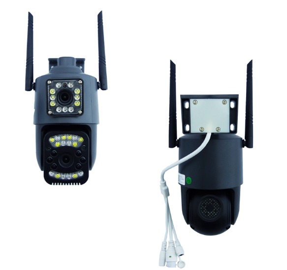 Miniatura 2 de Camara De Vigilancia Doble Lente